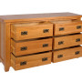 SHER-16 6 DRAWER WIDE CHEST OPEN-M2