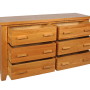 SHER-16 6 DRAWER WIDE CHEST OPEN-W2