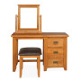 SHER-22 DRESSING TABLE SET WITH STOOL AND MIRROR-M1