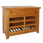 SHER-30 DOUBLE WINE RACK 2 DRAWER CLOSED-W1