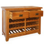 SHER-30 DOUBLE WINE RACK 2 DRAWER OPEN-M2