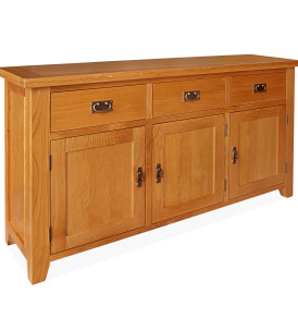 SHER-35 3 DOOR 3 DRAWER SIDEBOARD CLOSED-M1