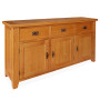 SHER-35 3 DOOR 3 DRAWER SIDEBOARD CLOSED-M1