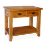 SHER-40 CONSOLE TABLE WITH 2 DRAWER CLOSED -M1