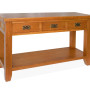 SHER-41 CONSOLE TABLE WITH 3 DRAWER CLOSED -M1