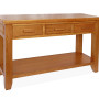 SHER-41 CONSOLE TABLE WITH 3 DRAWER  CLOSED-W1