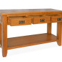 SHER-41 CONSOLE TABLE WITH 3 DRAWER OPEN-M2
