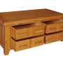 SHER-48 4 DRAWER COFFEE TABLE OPEN W2