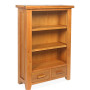 SHER-74 BOOKCASE 1,2M WITH 2 DRAWERS CLOSED-W1