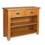 SHER-75 BOOKCASE 0.91M WITH 2 DRAWERS CLOSED-M1