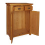 SHER-83 SHOE CABINET WITH 2 DRAWERS  OPEN-M2
